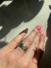 Load image into Gallery viewer, Sterling Silver Engraved Vintage Floral Ring
