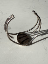 Load image into Gallery viewer, Scrimshaw Boat Sterling Silver Cuff Bracelet
