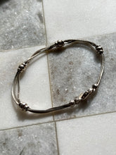Load image into Gallery viewer, Vintage Sterling Silver Snake Bracelet 7”
