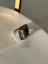 Load image into Gallery viewer, Abalone Sterling Silver Ring Size 6
