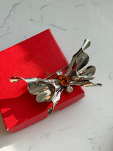 Load image into Gallery viewer, Large Solid Sterling Silver Butterfly Brooch
