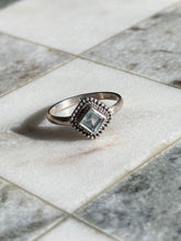 Load image into Gallery viewer, Blue Topaz Sterling Silver Ring Size 9.25
