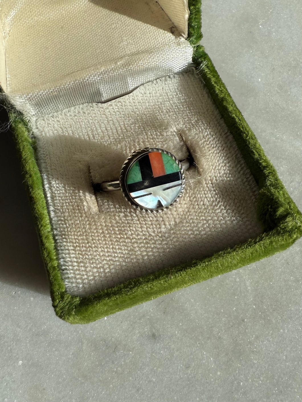 Zuni Sterling Silver Ring Size 6
