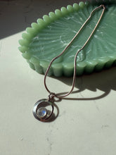 Load image into Gallery viewer, Moonstone Sterling Silver Snake Chain 16”
