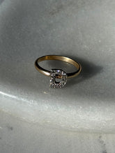 Load image into Gallery viewer, Vintage Diamond ‘D’ 14k Gold Ring Size 7
