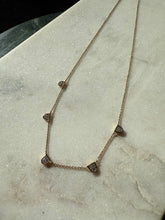 Load image into Gallery viewer, Kendra Scott Diamond 14k Yellow Gold Collar Necklace
