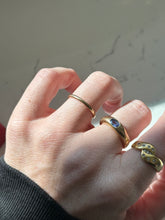 Load image into Gallery viewer, Vintage Solid 14k Gold Thin Band Size 7
