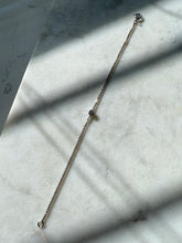 Load image into Gallery viewer, Vintage Dainty Bezel Micro Box Chain Bracelet 6.75”
