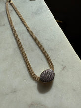 Load image into Gallery viewer, Italian Gold Vermeil Two-Tone Sterling Necklace 17”
