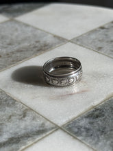 Load image into Gallery viewer, Heart Sterling Silver Band Size 7
