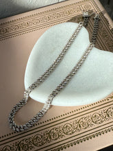 Load image into Gallery viewer, Iced Cuban Curb Link Sterling Silver Chain w/ Box Clasp 16”
