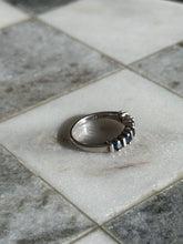 Load image into Gallery viewer, Natural Blue Sapphire Sterling Silver Ring Size 6
