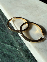 Load image into Gallery viewer, Italian Gold Vermeil Classic Hoops
