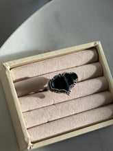 Load image into Gallery viewer, Black Bat Sterling Silver Ring Size 8.75
