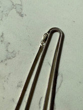 Load image into Gallery viewer, Italian Vintage Sterling Silver Rope Chain 24”

