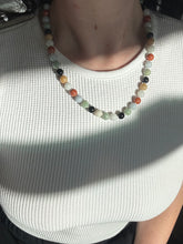 Load image into Gallery viewer, Vintage Jade Bead &amp; 14k Gold Necklace 21”
