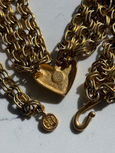 Load image into Gallery viewer, Vintage Givenchy Heart Necklace
