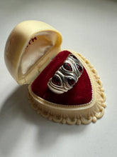 Load image into Gallery viewer, Garnet Sterling Silver Ring Size 11.5
