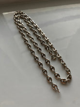 Load image into Gallery viewer, Puffed Gucci Mariner Link Sterling Silver Italian Chain Necklace
