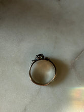 Load image into Gallery viewer, Sterling Silver Rose Ring Size 9.5
