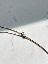 Load image into Gallery viewer, Antique Enamel Sterling Necklace 18”
