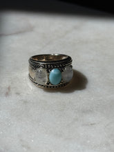 Load image into Gallery viewer, Moonstone Rhodium Plated Sterling Silver Ring Size 6
