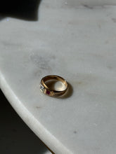 Load image into Gallery viewer, Diamond &amp; Ruby 14k Gold Ring Size 4.75
