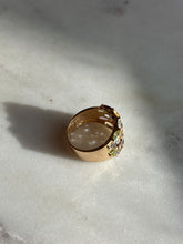 Load image into Gallery viewer, Multicolor Gold Vermeil Ring Size 10
