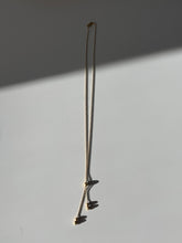 Load image into Gallery viewer, Vintage UnoAErre 18k Gold Ball Chain Lariat Necklace 18”
