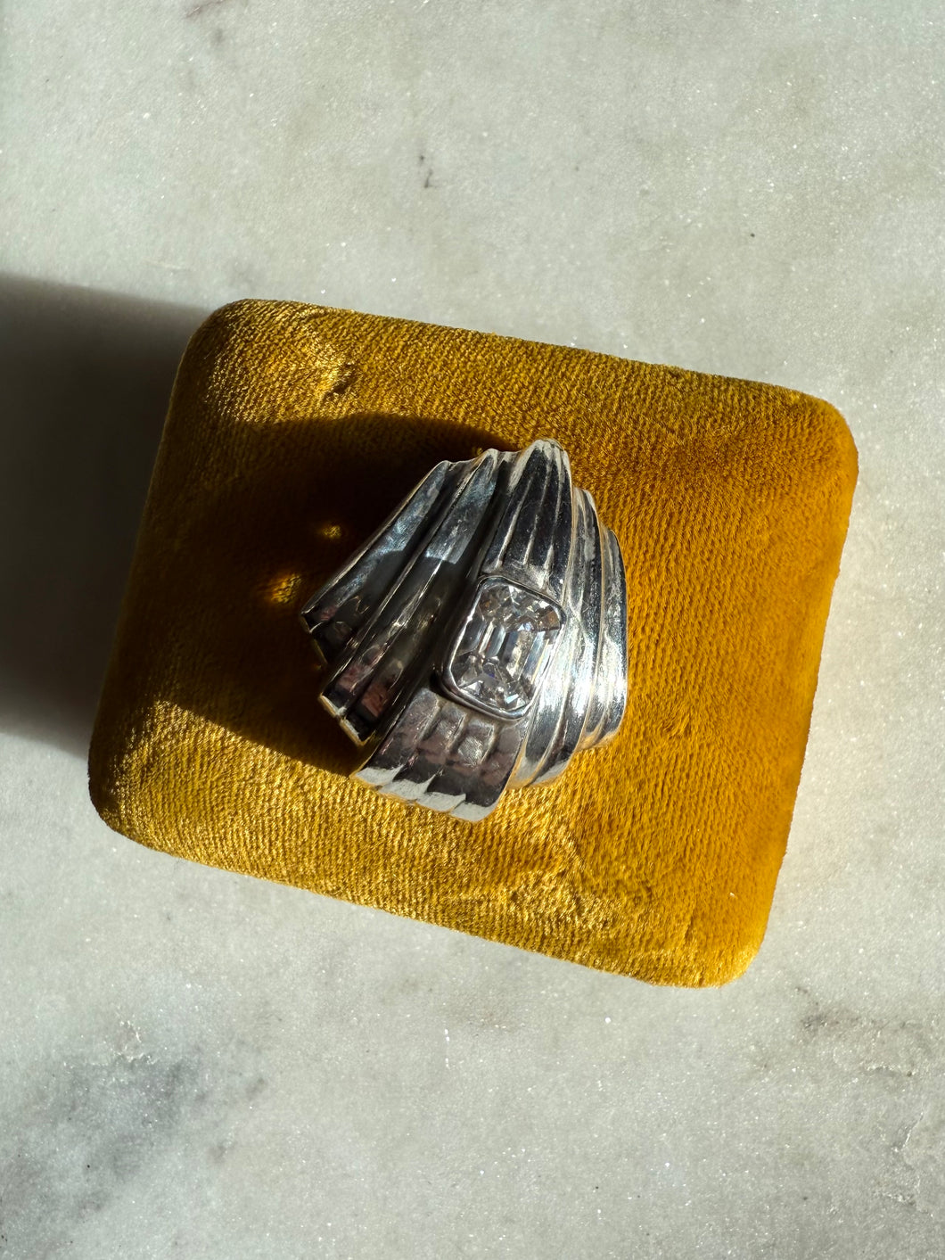 Vintage Chunky Sterling Slider Pendant