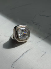 Load image into Gallery viewer, Chunky Quartz Sterling Silver Ring Size 6.25
