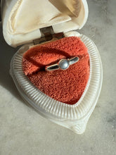 Load image into Gallery viewer, Pearl Sterling Silver Ring Size 5.25
