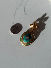 Load image into Gallery viewer, Vintage Costume Jewelry Enamel Fleur De Lis Brooch
