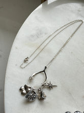 Load image into Gallery viewer, Vintage Charm Jumble Sterling Silver Necklace 18”
