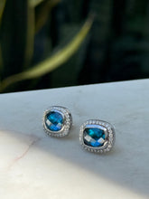 Load image into Gallery viewer, David Yurman Sterling &amp; 14k Post Back Earrings
