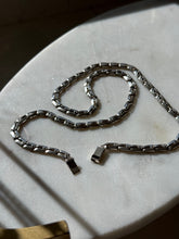 Load image into Gallery viewer, Vintage Flat Sterling Silver Chain 22”
