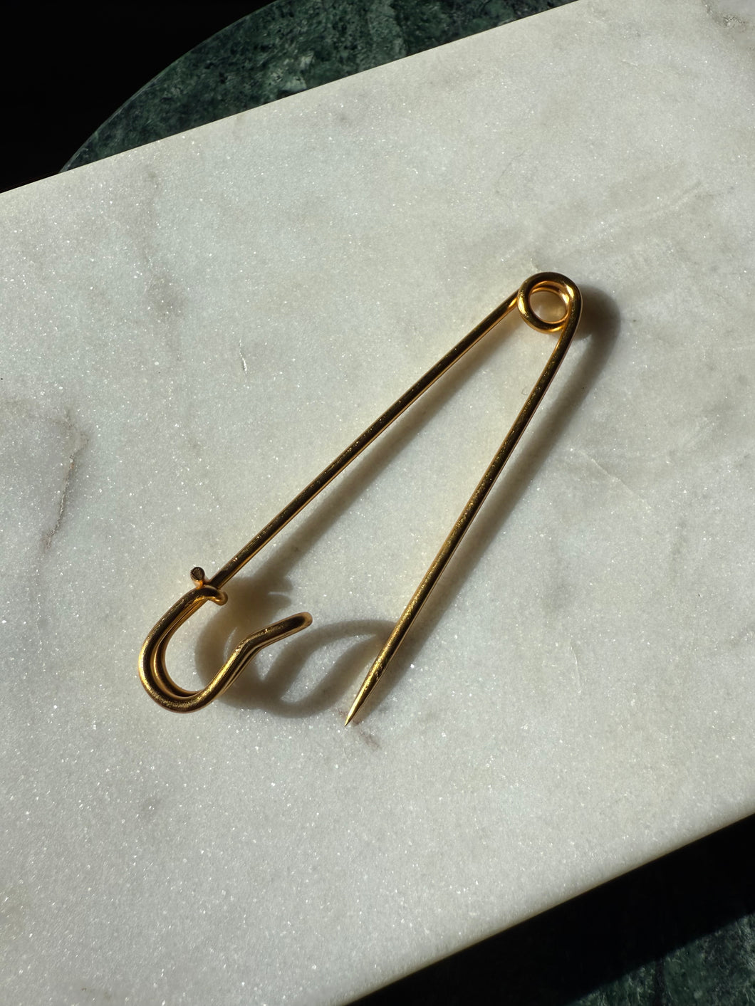 Jumbo Goldtone Safety Pin