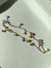 Load image into Gallery viewer, Colorful Sterling Silver Ankle Bracelet
