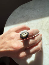 Load image into Gallery viewer, Cowrie Shell Sterling Silver Ring Size 7
