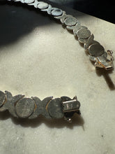 Load image into Gallery viewer, XOXO Two-Toned Sterling Silver Necklace 15”
