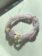 Load image into Gallery viewer, Amethyst &amp; Rice Pearl 14k Gold Bracelet
