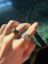 Load image into Gallery viewer, Heart CZ Sterling Silver Ring 10.5
