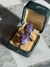 Load image into Gallery viewer, Purple Kunzite Sterling Silver Ring Size 6.25

