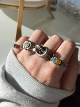 Load image into Gallery viewer, Sterling Silver &amp; 14k Gold Knot Ring Size 7.75
