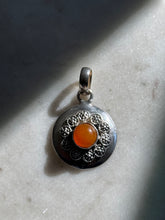 Load image into Gallery viewer, Orange Sterling Silver Pendant
