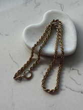 Load image into Gallery viewer, Vintage 1/20 12k Gold Filled Rope Chain 25”
