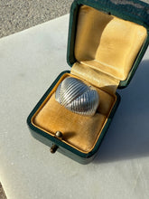 Load image into Gallery viewer, Woven Milor High Yield Silver Dome Ring Size 8.5
