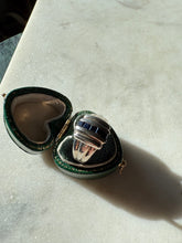 Load image into Gallery viewer, Natural Blue Sapphire Sterling Silver Ring Size 8.25
