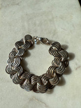 Load image into Gallery viewer, Chunky Sterling Silver Bracelet 7.5”
