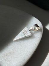 Load image into Gallery viewer, Turquoise Lapis Inlay Sterling Silver Pendant
